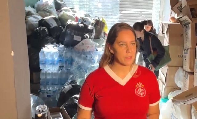 Imagem da noticia Torcedores de Inter e Grêmio deixam rivalidade no campo de lado em prol do Rio Grande do Sul