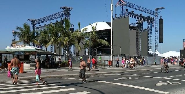 Imagem da noticia Palco do show de Madonna no Rio de Janeiro passa por vistoria do Corpo de Bombeiros