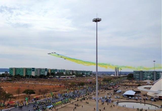 Imagem da noticia 7 de Setembro no DF teve drones no céu,  snipers e cães farejadores