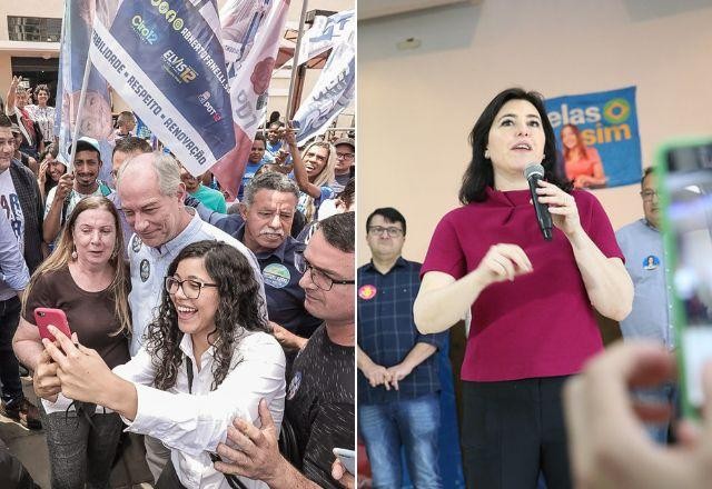 Imagem da noticia Ciro faz caminhada em mercado municipal, e Simone Tebet visita Dourados (MS)