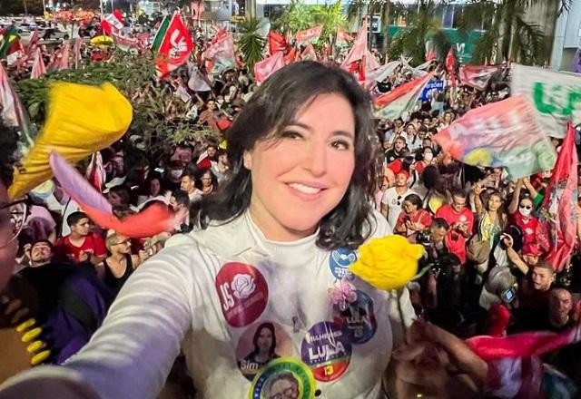 Imagem da noticia Há apenas um candidato "democrata" no segundo turno, diz Simone Tebet
