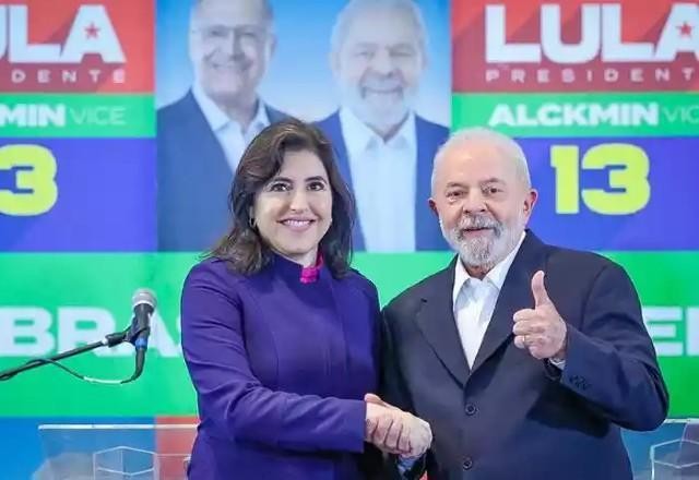 Imagem da noticia Tebet diz que Lula é um homem com alma feminina