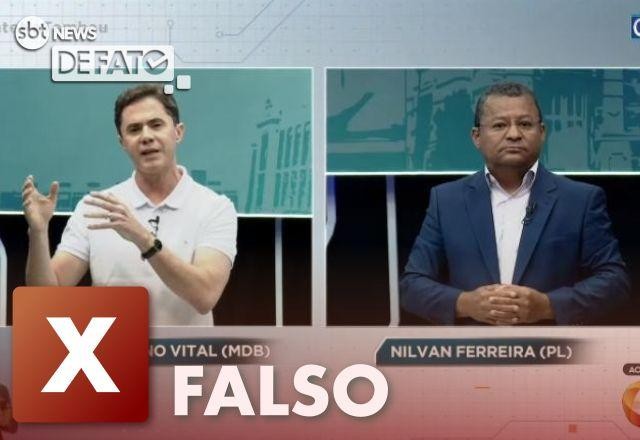 Imagem da noticia FALSO: Bolsonaro não vetou piso da enfermagem, como afirma candidato