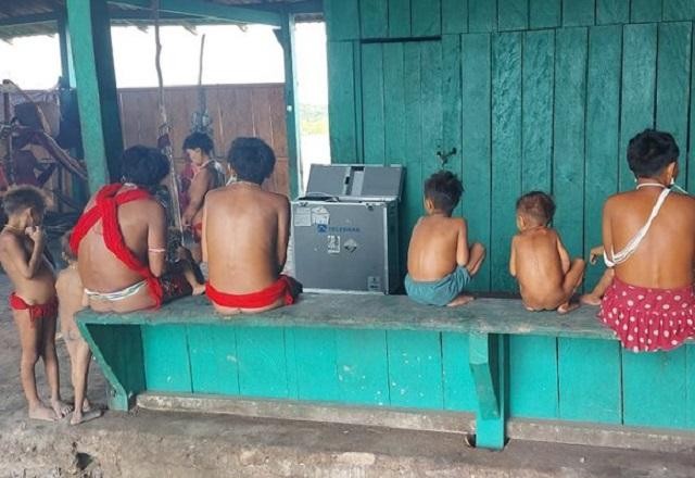 Imagem da noticia Governo Federal instala antenas para prover internet na terra Yanomami