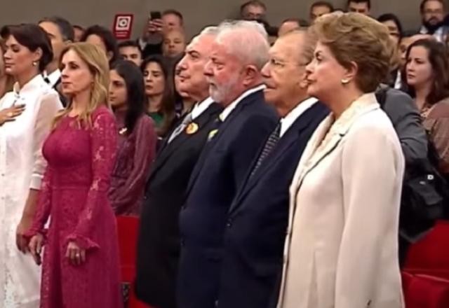 Imagem da noticia Distante de Tebet, Temer senta ao lado de Lula em posse de Moraes no TSE