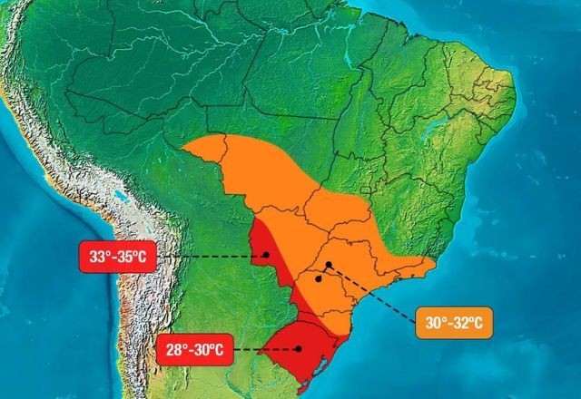 Próximos dias devem ser quentes e secos na região centro-sul do país; veja previsão