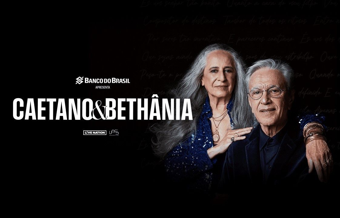 Imagem da noticia Site falso anuncia ingressos para show esgotado de Caetano e Bethânia em São Paulo