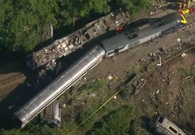 Imagem da noticia Trem descarrila e deixa três mortos e seis pessoas feridas na Escócia