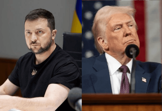 Imagem da noticia Trump e Zelesnky conversam sobre a retomada do envio de armamentos para a Ucrânia 