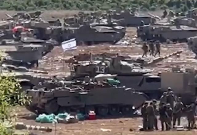 Imagem da noticia Com tanques posicionados, Israel prepara operação por terra em Gaza