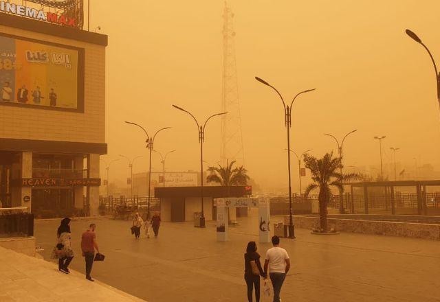 Imagem da noticia Tempestade de areia no Iraque deixa um morto e milhares hospitalizados