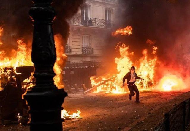 Imagem da noticia Tumulto na França: promotores investigam morte de homem por bala de borracha