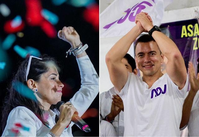 Imagem da noticia Eleição presidencial no Equador terá 2º turno entre Luisa González e Daniel Noboa