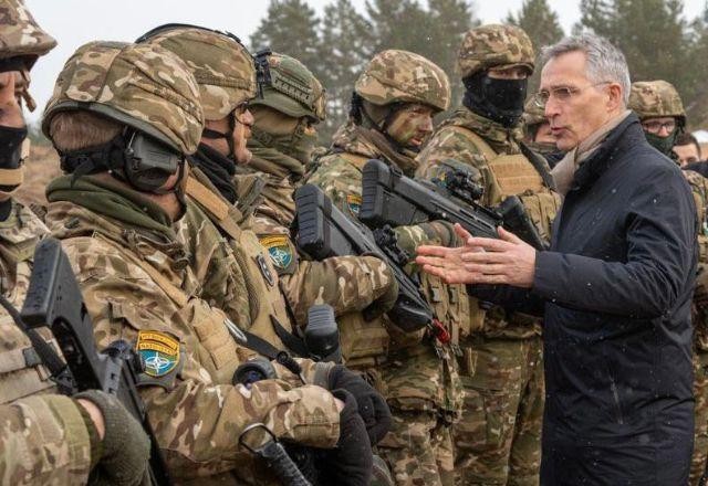 Imagem da noticia Stoltenberg garante adesão da Ucrânia à Otan, mas apenas a longo prazo