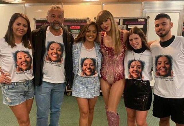 Imagem da noticia Taylor Swift recebe família de fã que morreu em show no Rio de Janeiro