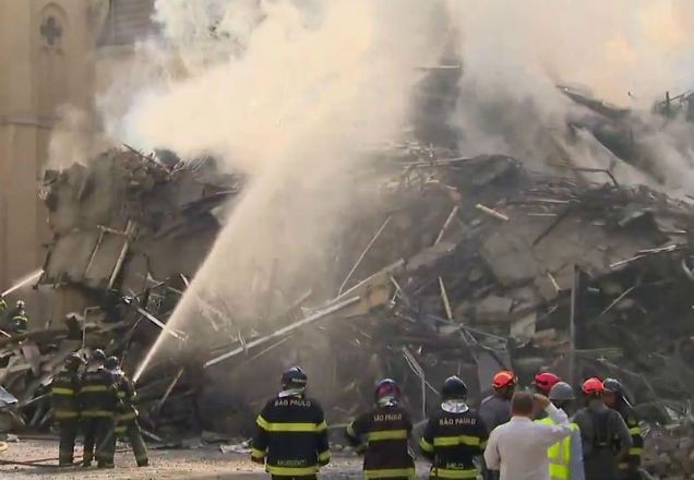 Um ano do incêndio e desabamento de um prédio no centro de São Paulo 