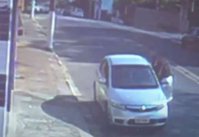 Vídeo: criminoso furta carro com bebê de 1 ano dentro no interior de SP