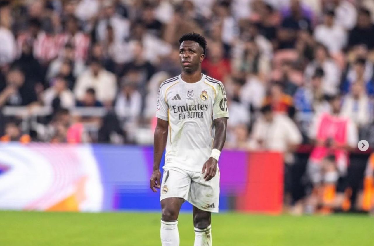 Imagem da noticia Vini Jr. é alvo de ataques racistas de torcedores do Albacete antes de jogo do Real Madrid