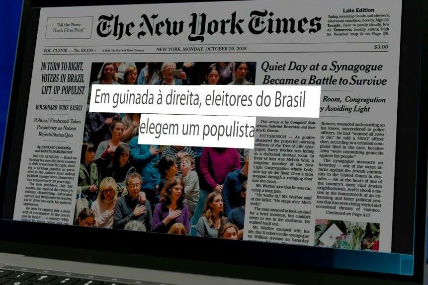 Imagem da noticia Vitória de Jair Bolsonaro é destaque na imprensa mundial 