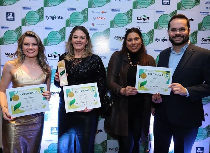 SBT Agro é homenageado em premiação dos +Admirados da Imprensa do Agronegócio 2024