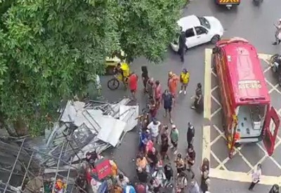 Queda de andaime mata mulher e fere homem no Rio de Janeiro
