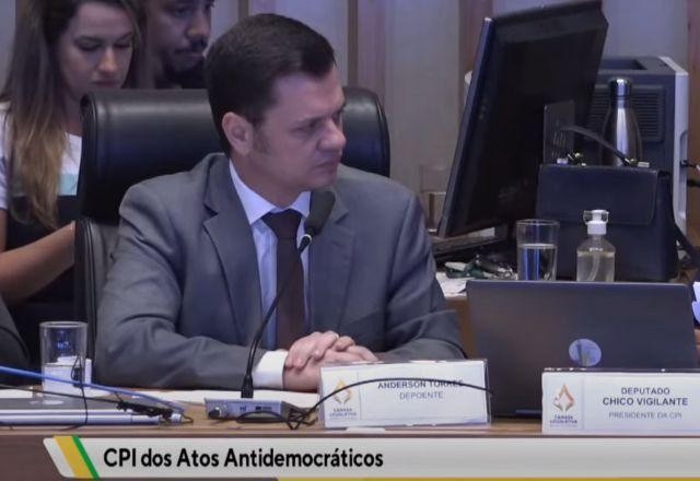 Imagem da noticia Anderson Torres defende trabalho de Silvinei Vasques durante CPI