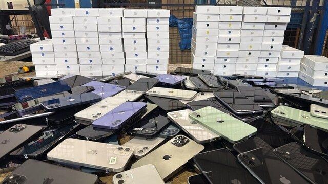 Imagem da noticia Polícia Federal prende dois homens com carga milionária de celulares contrabandeados no Paraná