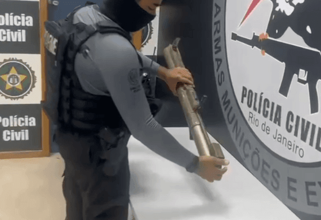 Imagem da noticia Polícia apreende no Rio arma de guerra usada por militares dos EUA 
