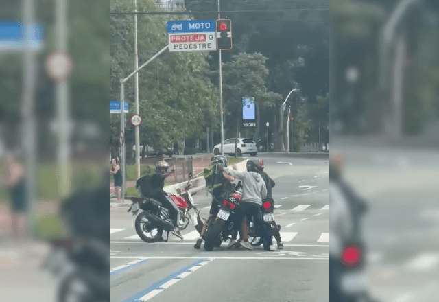 Imagem da noticia VÍDEO: criminosos armados roubam moto na Faria Lima, em São Paulo