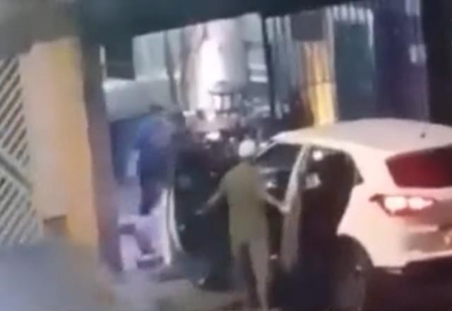 Homem é brutalmente agredido ao tentar impedir assalto à família