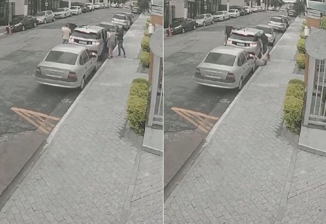 Imagem da noticia VÍDEO: Família com crianças de colo é agredida durante roubo a carro em SP
