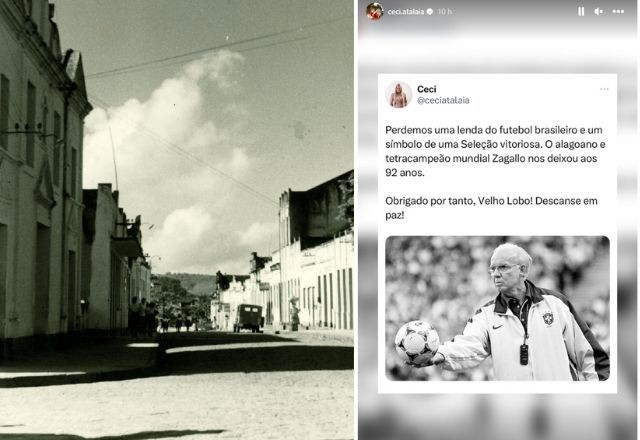Imagem da noticia Cidade de Alagoas onde Zagallo nasceu homenageia o Velho Lobo: "Lenda"