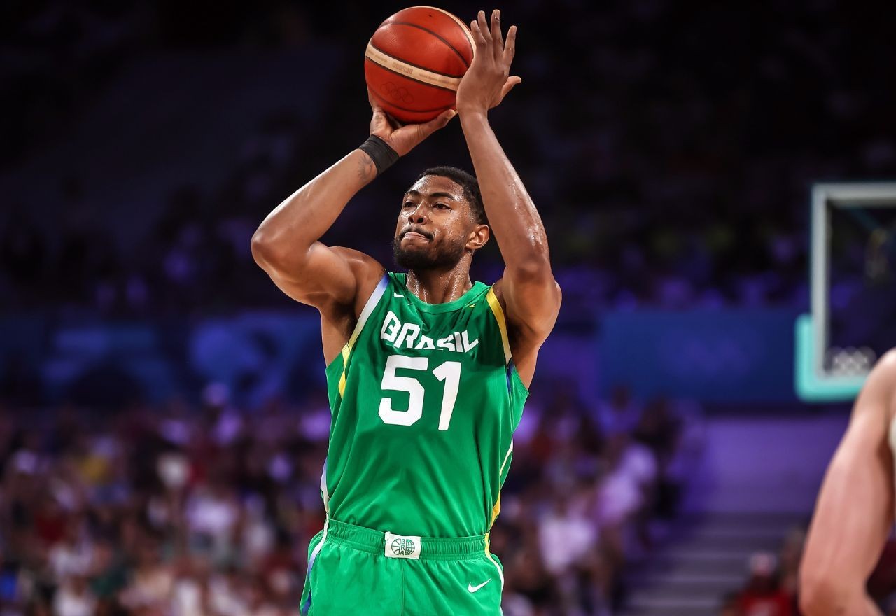Imagem da noticia Olimpíada 2024: Brasil garante vaga nas quartas de final do basquete masculino