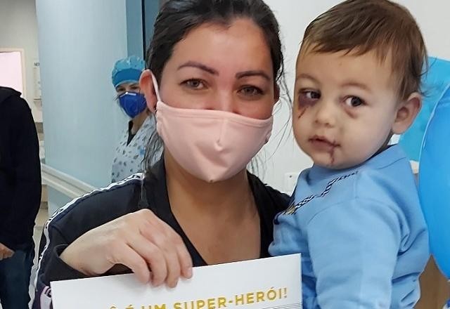 Imagem da noticia Bebê ferido em creche de SC recebeu alta no Dia das Mães
