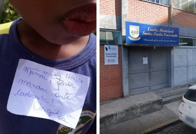 Imagem da noticia Professora é afastada após grampear bilhete em uniforme de criança em escola no RJ