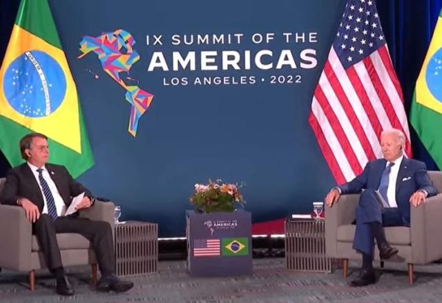 Imagem da noticia "Brasil preserva muito bem" a Amazônia, diz Bolsonaro a Biden