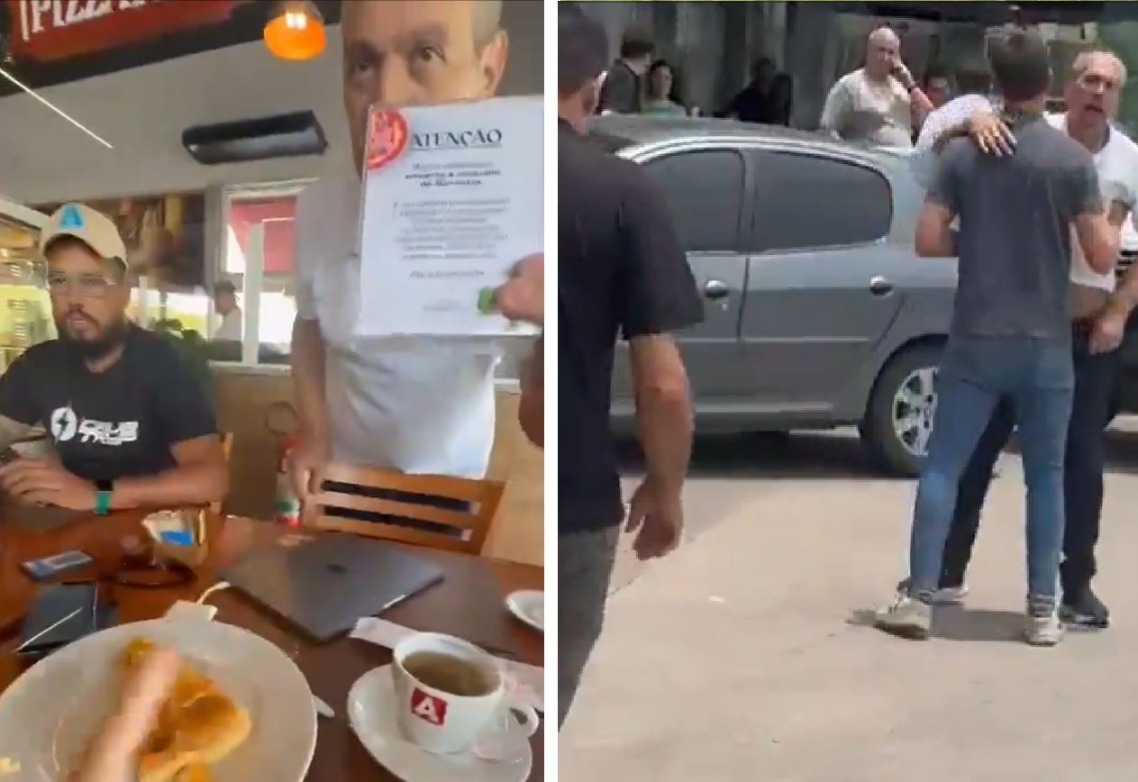 Imagem da noticia Vídeo: dono de padaria se irrita com cliente por uso de notebook
