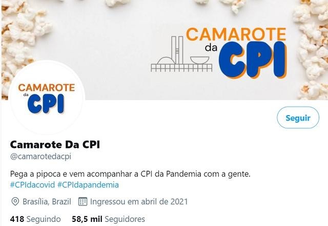 Imagem da noticia Perfil acompanha a CPI e viraliza: "Ajudamos a ratificar a democracia"