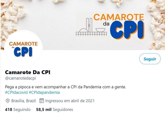 Perfil acompanha a CPI e viraliza: "Ajudamos a ratificar a democracia"