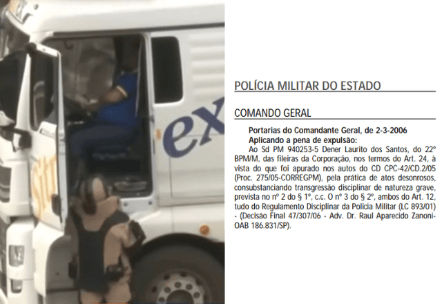 Imagem da noticia Caminhoneiro que forjou sequestro no Rodoanel (SP) era PM e foi expulso por 'atos desonrosos'