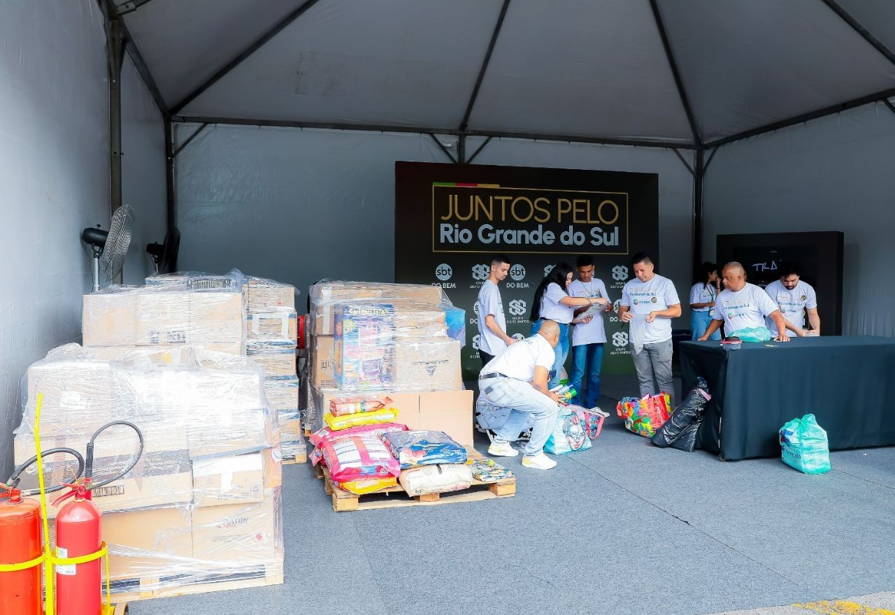 Imagem da noticia Campanha do SBT 'Juntos pelo Rio Grande do Sul' termina em 1º de junho