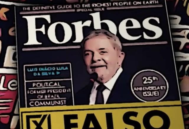 Imagem da noticia Comprova: É falso que Lula integre lista de bilionários da revista Forbes