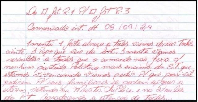 Imagem da noticia Polícia Civil abre inquérito para apurar cartas do PCC orientando votos em São Paulo e Santos