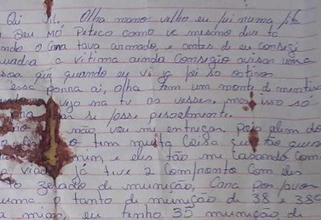 Imagem da noticia Lázaro disse, em carta, que estava sem munições e não se entregaria