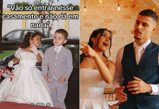Imagem da noticia Jovens que foram pajem e daminha se casam anos depois e viralizam nas redes; veja fotos