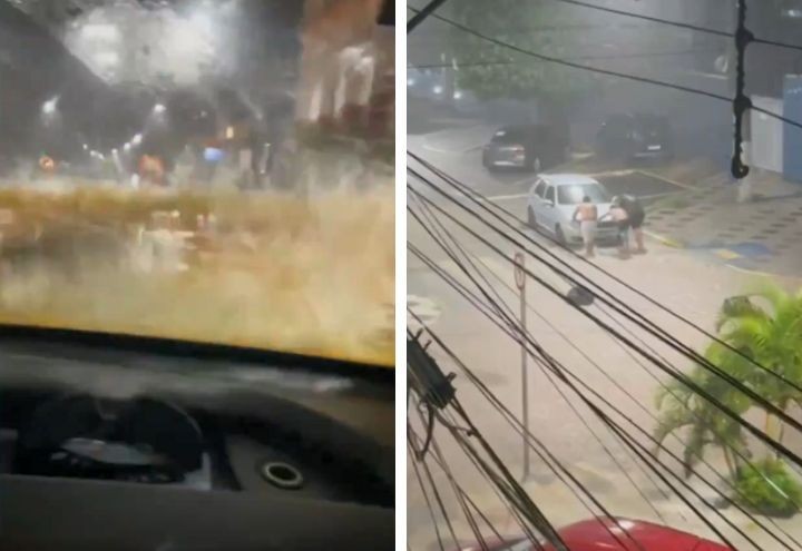 Cidade no litoral de SP tem 350mm de chuva, acima dos 260mm esperados para o mês