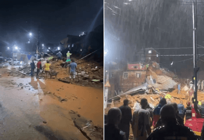 Vídeo mostra destruição causada pelas chuvas que causaram 16 mortes em Juiz de Fora (MG)