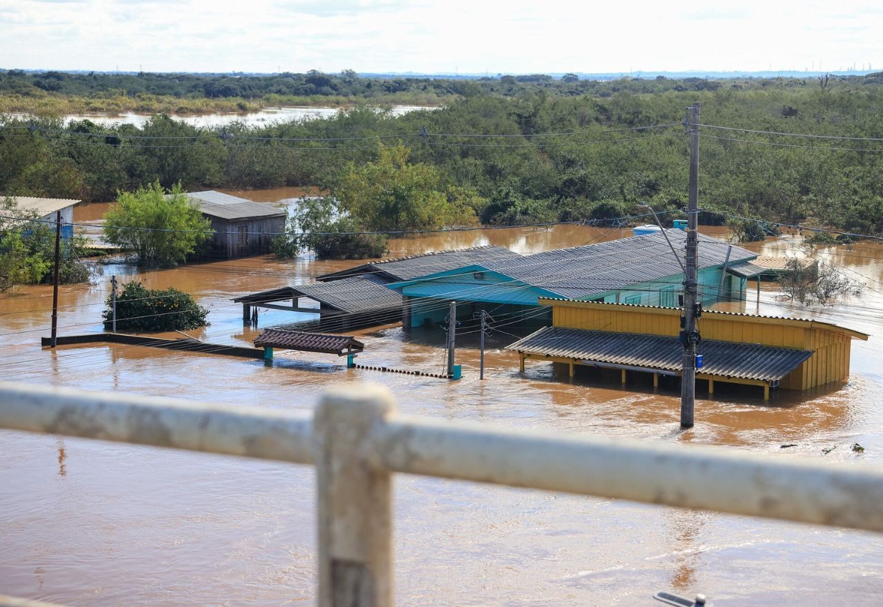 Imagem da noticia Chuva no RS: 45% dos rios ainda estão acima da cota de inundação