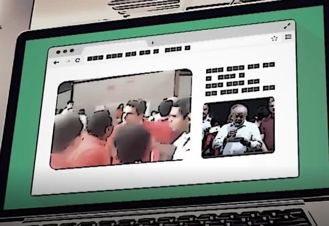 Imagem da noticia Comprova: é falso o vídeo que associa confusão em Aracaju a ato de Lula