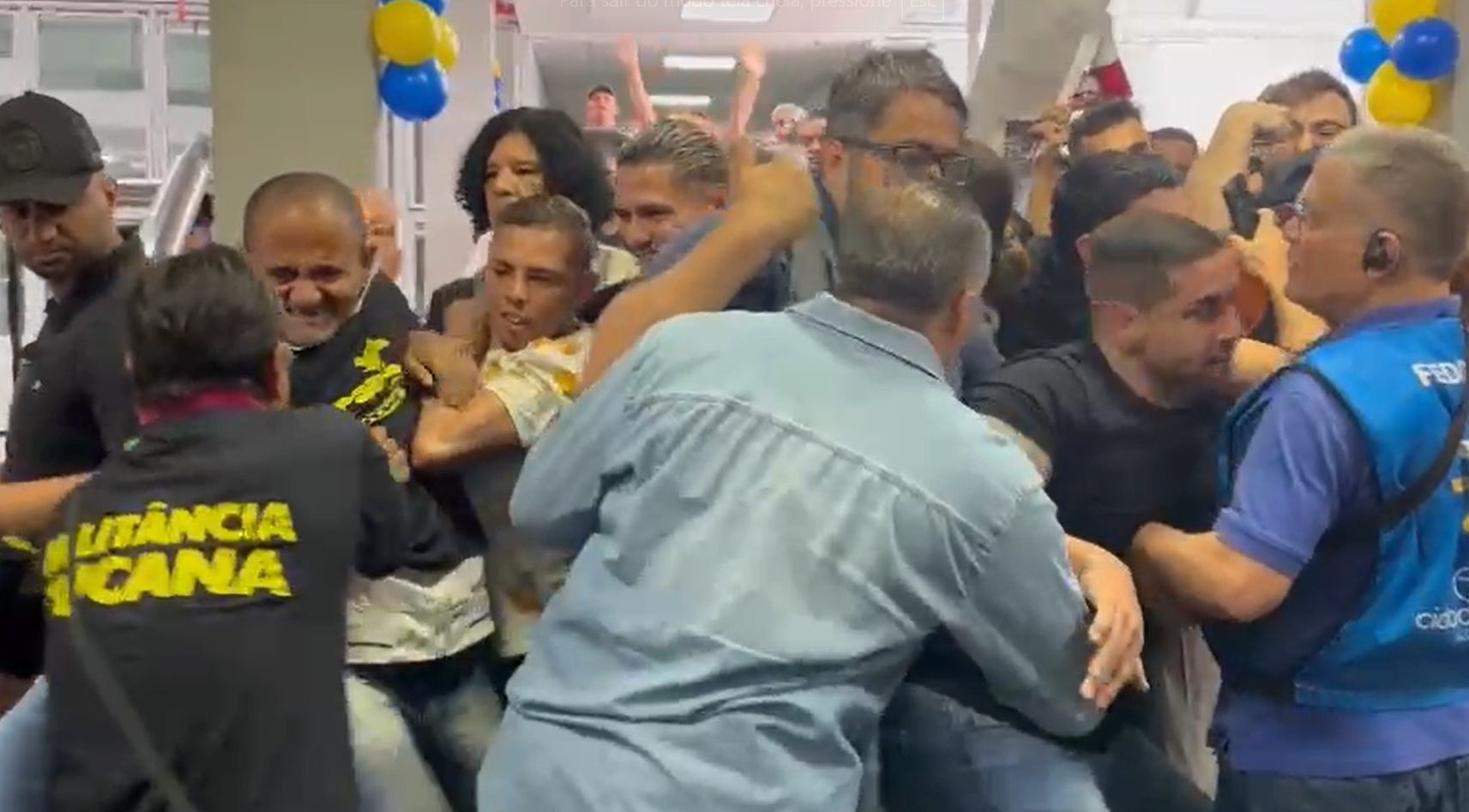 Imagem da noticia Convenção do PSDB para referendar candidatura de Datena tem confronto com militantes pró-Nunes